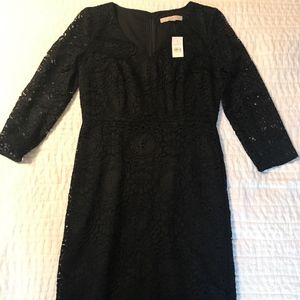 LOFT Black Lace Dress *NEW* with tags